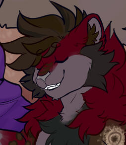 Zerum! Snow Leopard! Me! Art drawn by Kira Bean (meep on FA!)